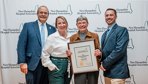 Huggins Hospital Trustee, Kathy Barnard, Awarded NHHA’s Outstanding Trustee of the Year for 2023